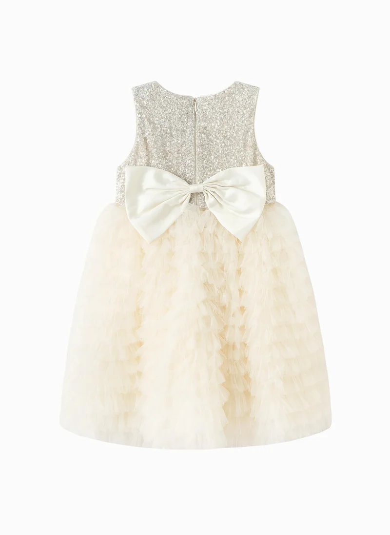 Balabala champagne Kids Girls Woven one-piece dress for Women | Best Price UAE